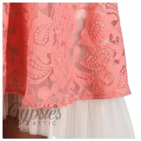 Ryu Lemon Flowers Jeweled Cocktail Dress - Picture 10 of 14